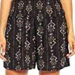 *Three Dots Women's Printed Pull On Short new with tags